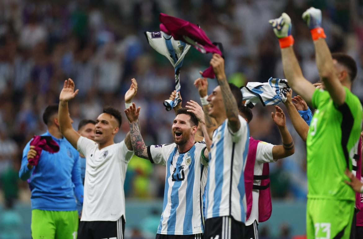 Selección Argentina vs México. Foto: REUTERS