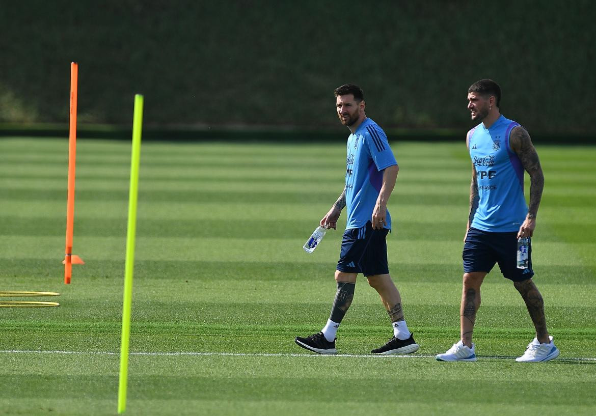 Lionel Messi, Selección Argentina, entrenamiento, Télam