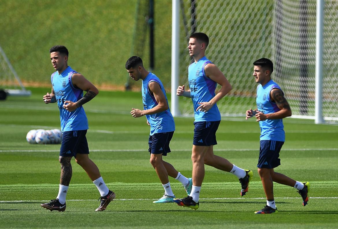 Selección Argentina, entrenamiento, Télam	