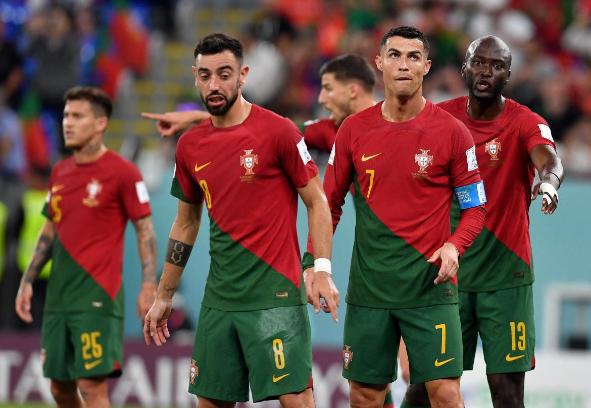 Lesión Danilo Pereira; Portugal; Qatar 2022. Foto: Reuters.