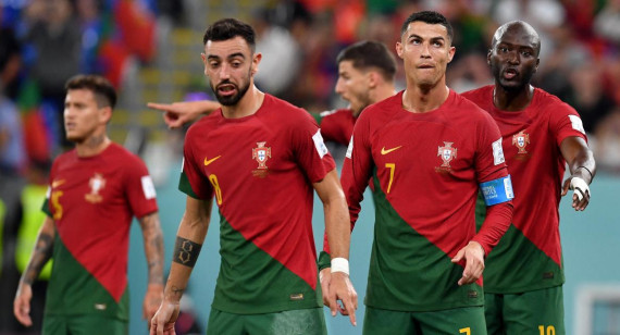 Lesión Danilo Pereira; Portugal; Qatar 2022. Foto: Reuters.
