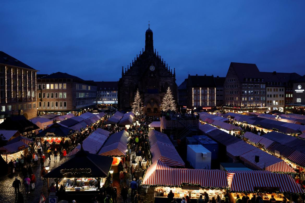 Mercado navideño de Núremberg. Foto: Reuters.