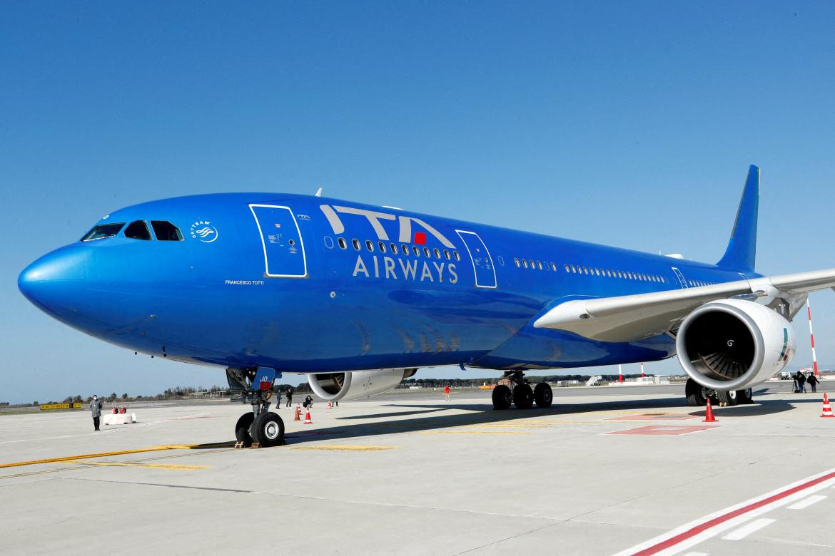 Avión de ITA Airways. Foto: Reuters.