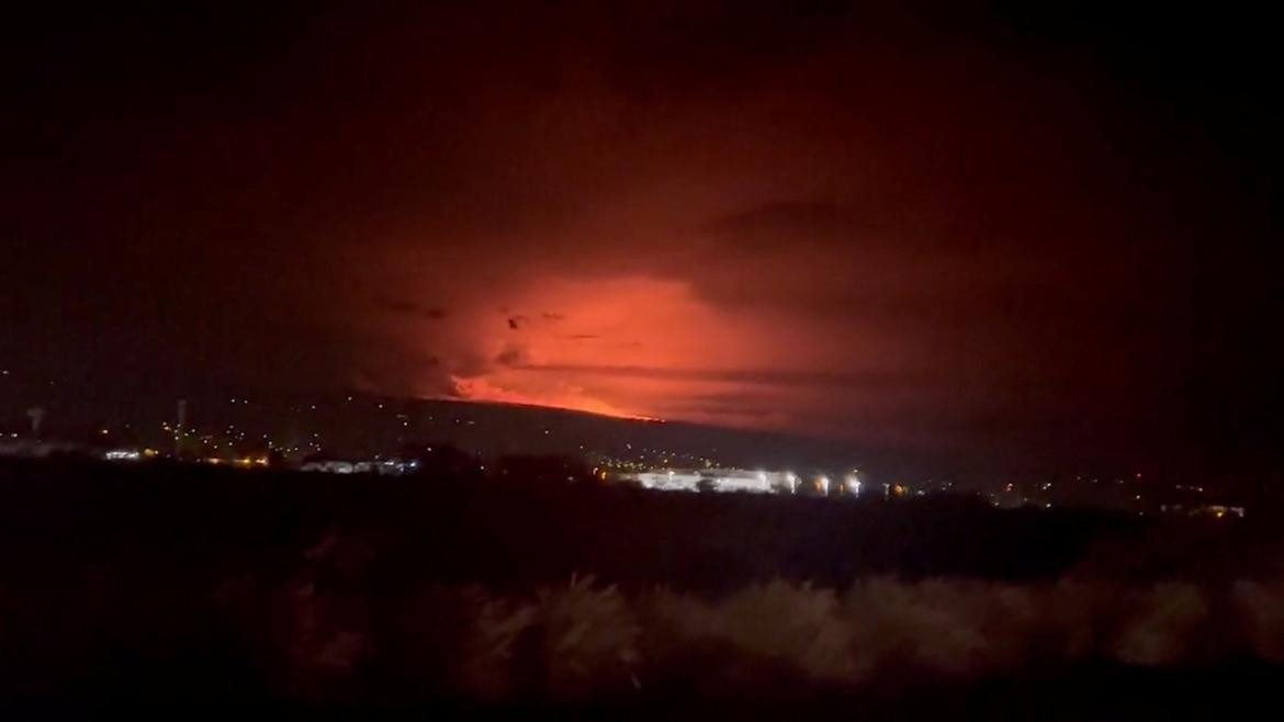El volcán Mauna Loa, de Hawái, entró en erupción_Reuters