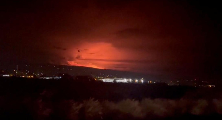 El volcán Mauna Loa, de Hawái, entró en erupción_Reuters