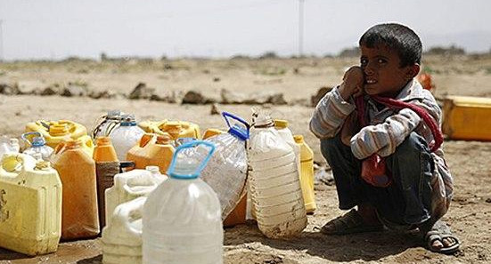 Niño desplazado en Yemen_Wikimedia Commons