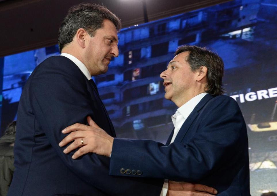 Giuliano y Massa. Foto: Presidencia de La Nación.