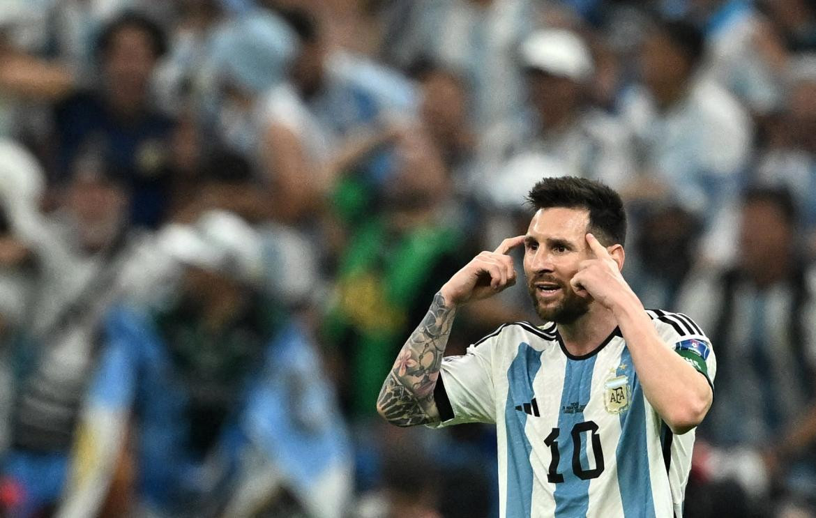 Lionel Messi en el Mundial de Qatar. Foto: REUTERS.