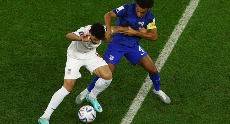 Mundial Qatar 2022, Estados Unidos vs. Irán. Foto: REUTERS.