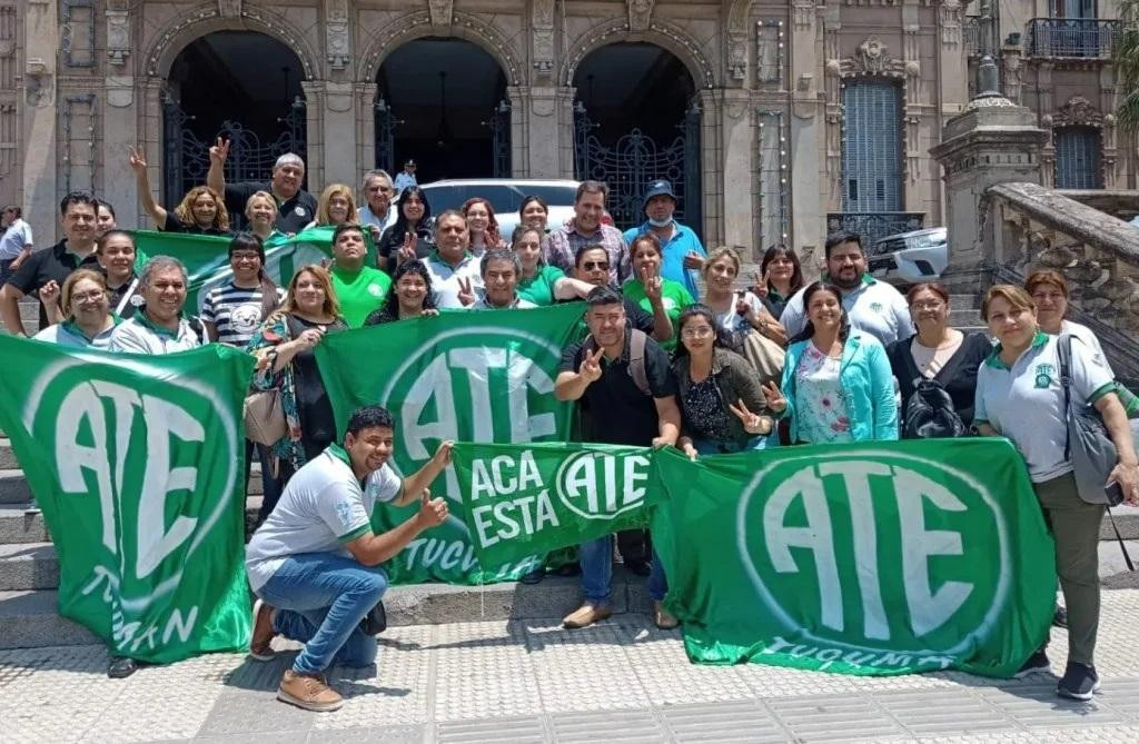 Trabajadores de ATE. Foto: NA
