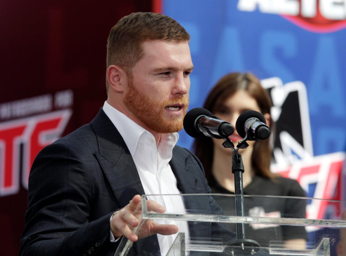 Canelo, boxeador. Foto: REUTERS