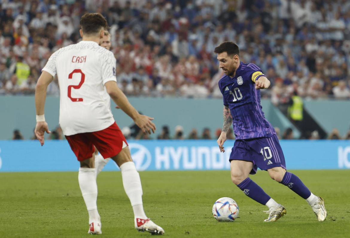 Argentina vs Polonia, Mundial Qatar 2022. Foto: EFE	