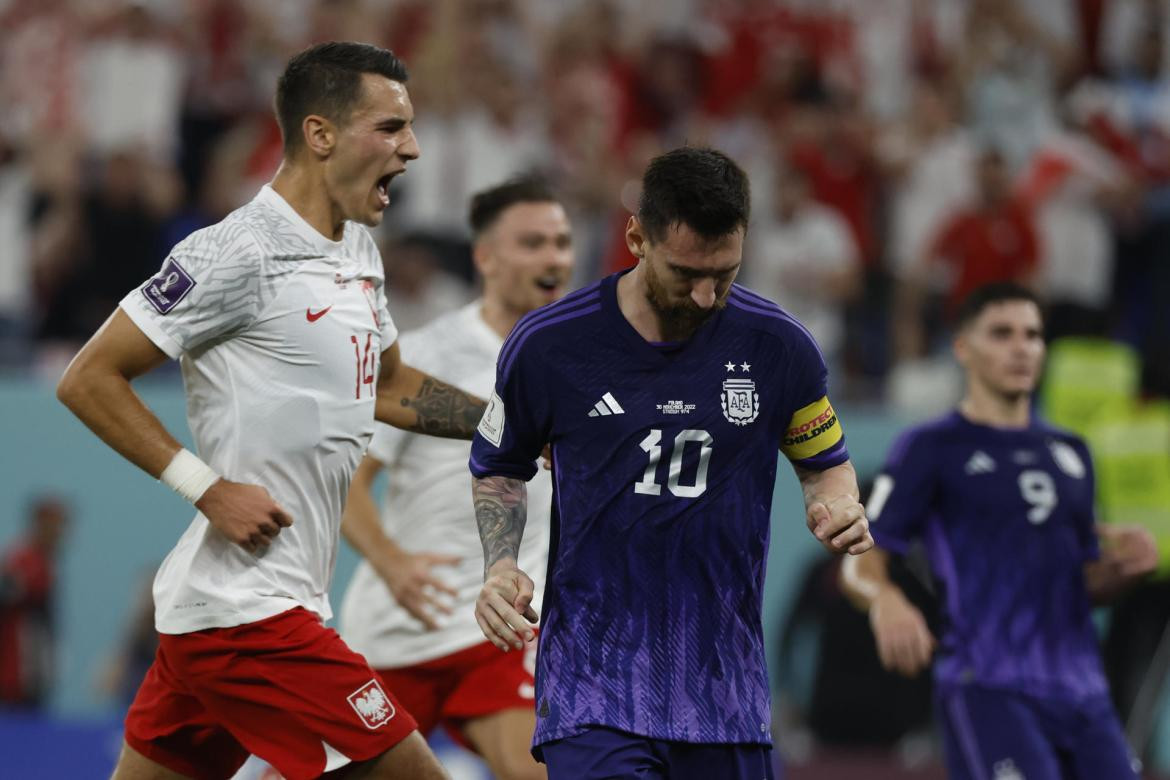 Argentina vs Polonia, Mundial Qatar 2022. Foto: EFE	