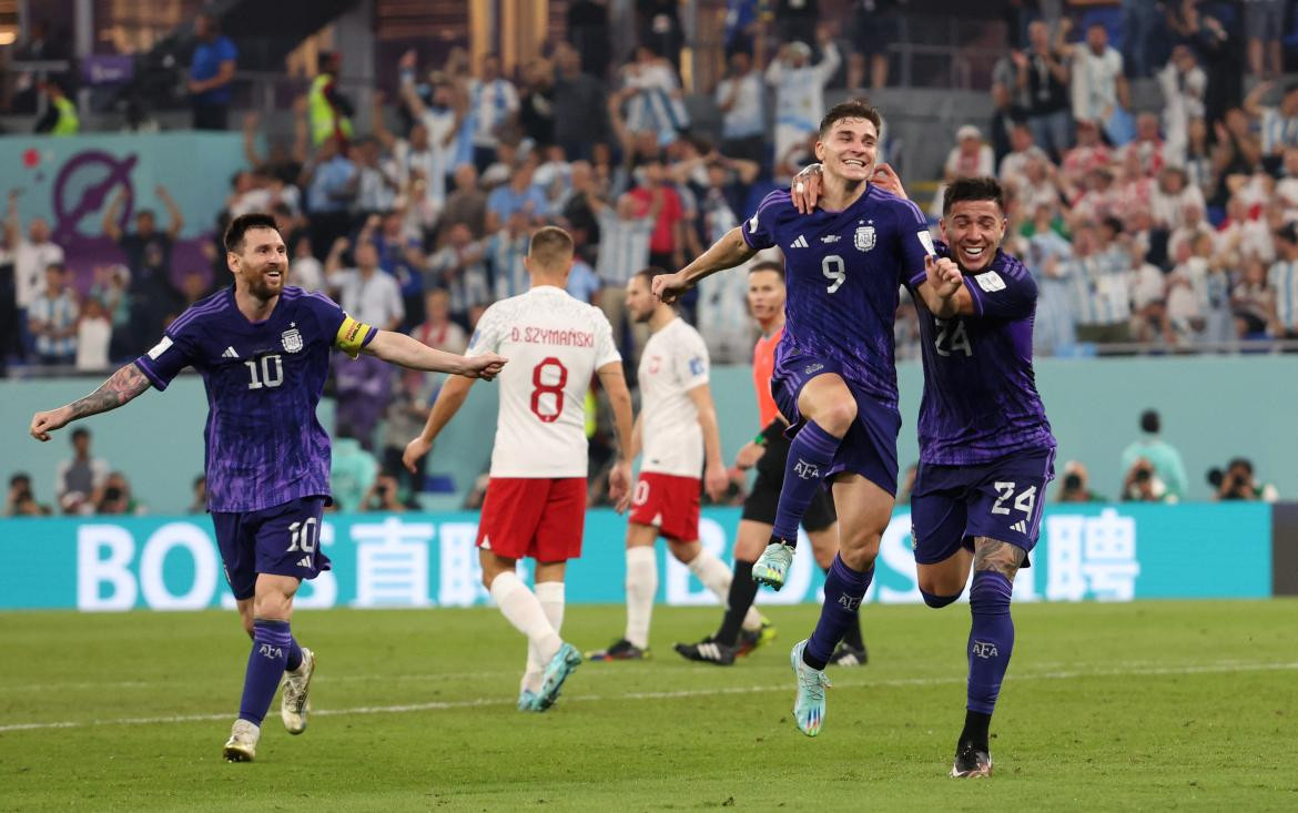 Argentina vs Polonia, Mundial Qatar 2022. Foto: REUTERS	