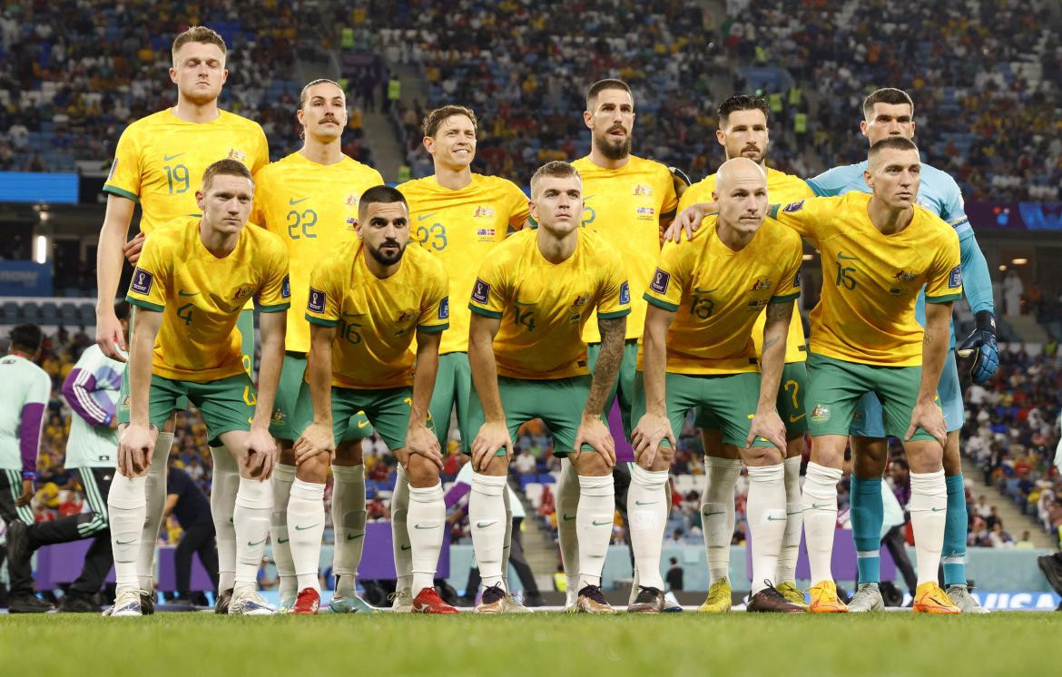 Selección Australia. Foto: REUTERS.