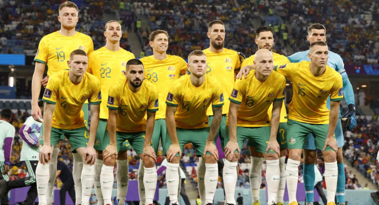 Selección Australia. Foto: REUTERS.
