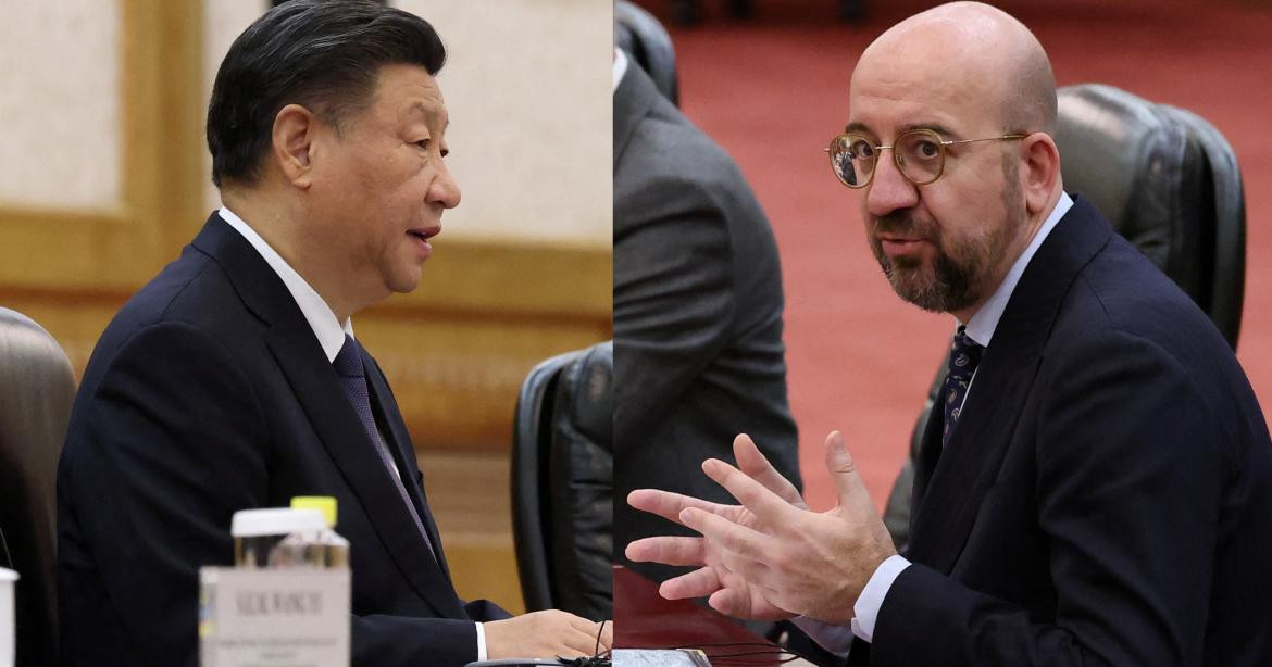 Consejo Europea y presidente de china enfrentados. Foto: Reuters.