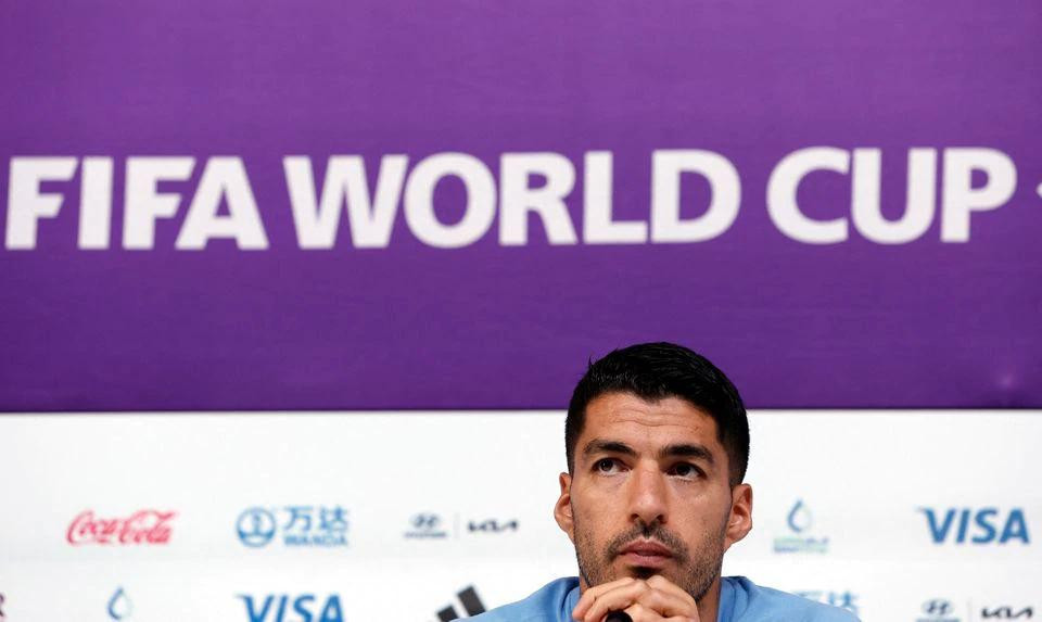 Luis Suárez, conferencia de prensa, Mundial de Qatar 2022. Foto: REUTERS