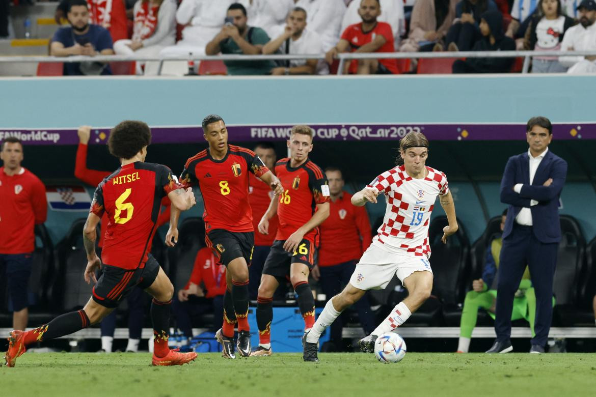Mundial Qatar 2022, Croacia vs. Bélgica. Foto: REUTERS.
