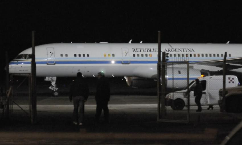 Avión presidencial Tango 01. Foto: NA.