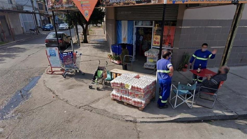 La intersección donde el niño fue rozado por una bala perdida. Foto: StreetView