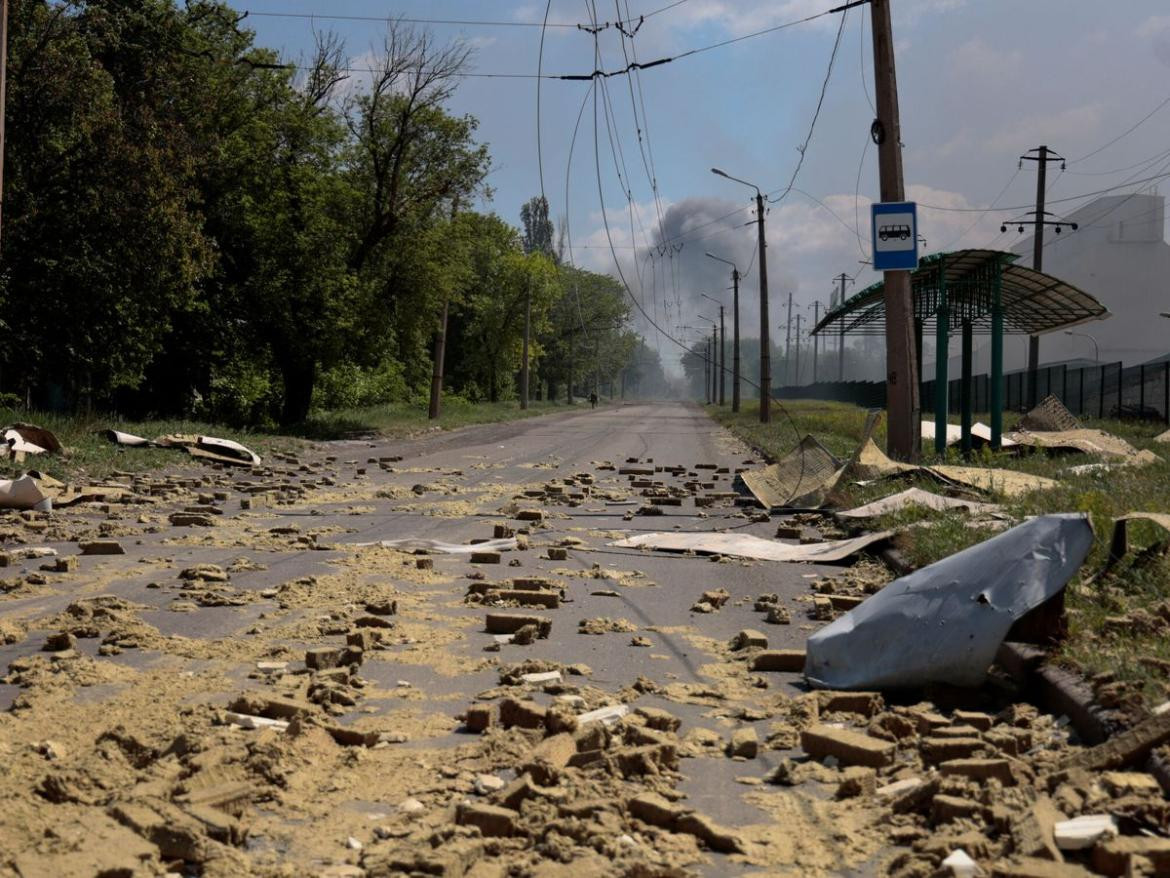 Bajmut, guerra en Ucrania. Foto: REUTERS