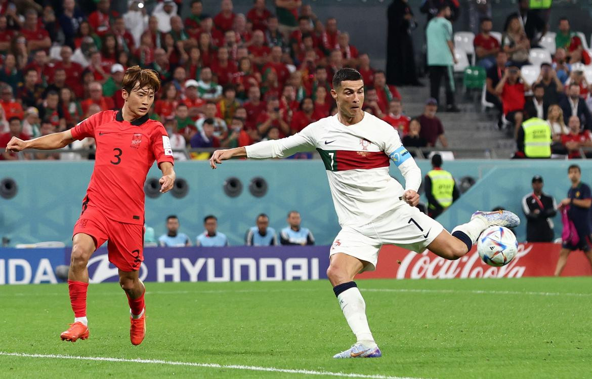 Cristiano Ronaldo, Portugal vs Corea del Sur. Foto: REUTERS