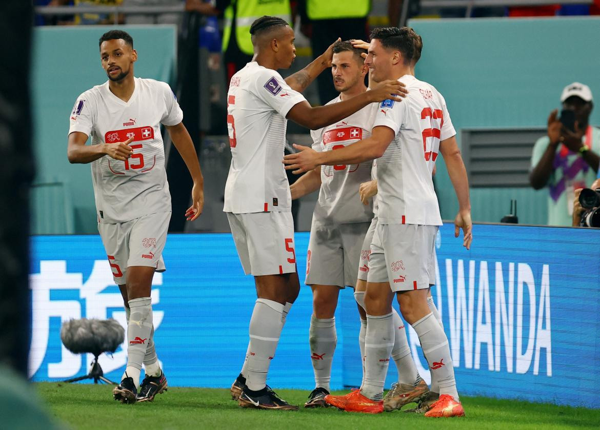Suiza vs Serbia, Mundial Qatar 2022. Foto: REUTERS