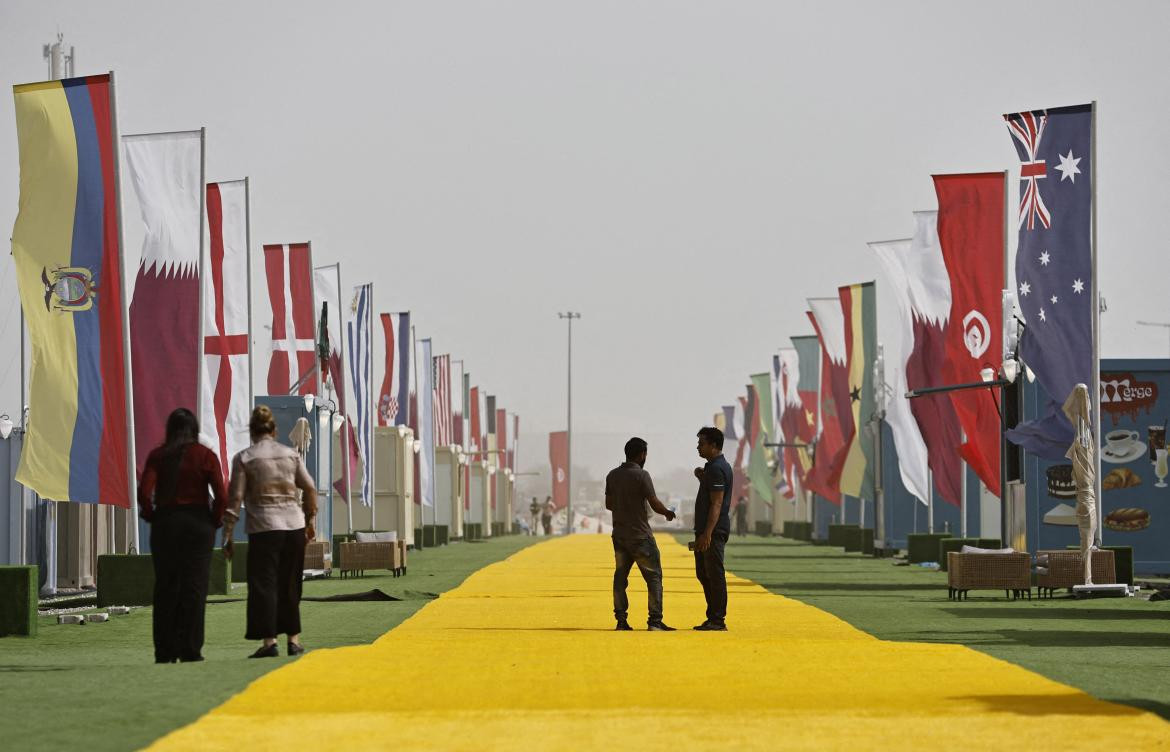 Fan Village; Qatar 2022. Foto: Reuters.