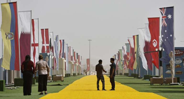Fan Village; Qatar 2022. Foto: Reuters.