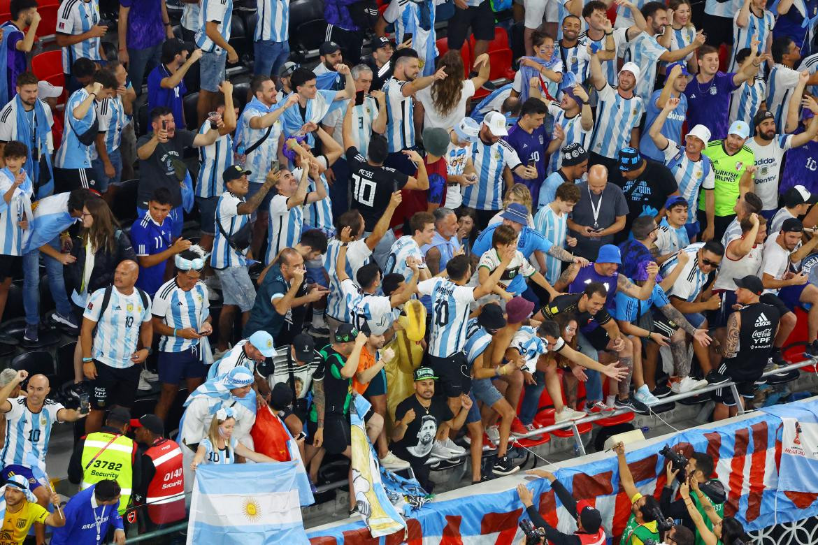 Argentina-Australia 7; Qatar 2022. Foto: Reuters.