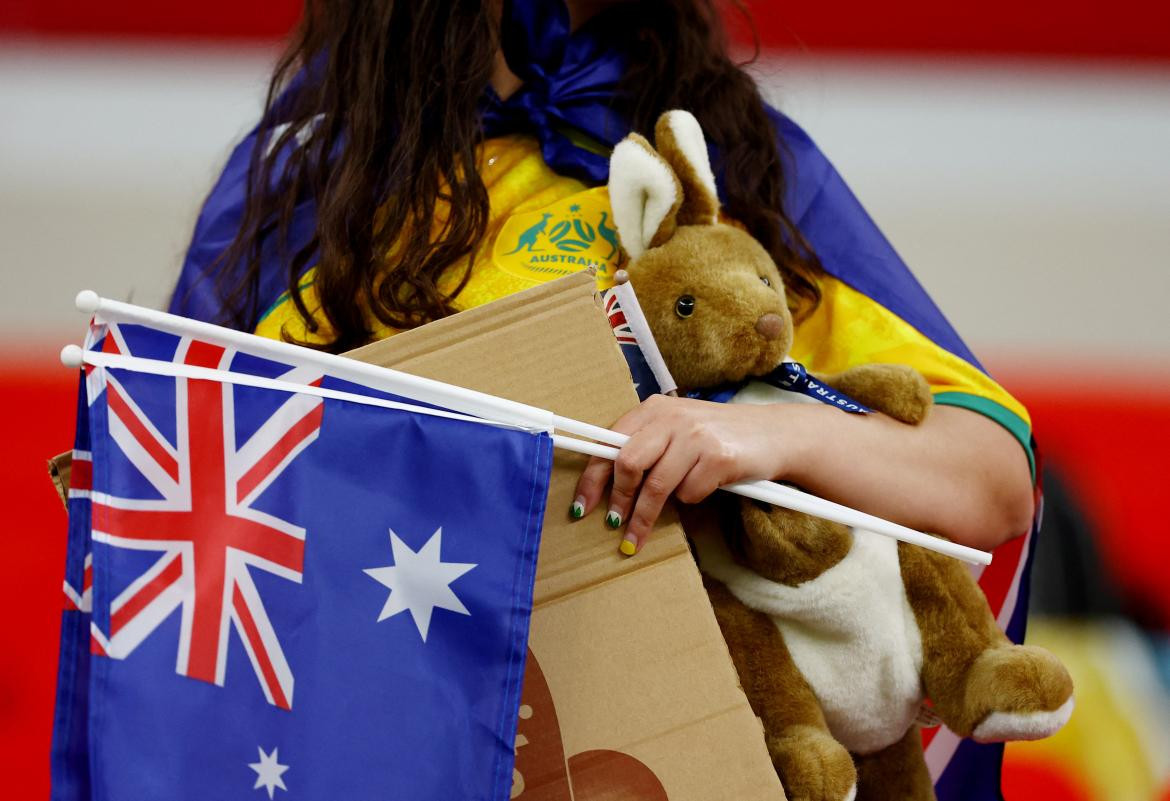 Argentina-Australia 10; Qatar 2022. Foto: Reuters.