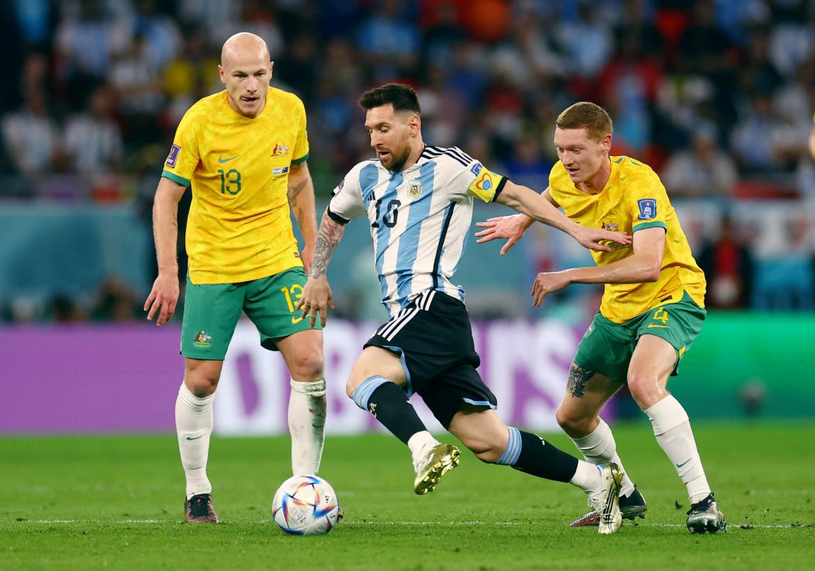 Argentina vs Australia, Mundial Qatar 2022. Foto: REUTERS