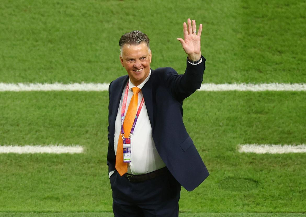 Louis Van Gaal; entrenador de Países Bajos. Foto: Reuters.