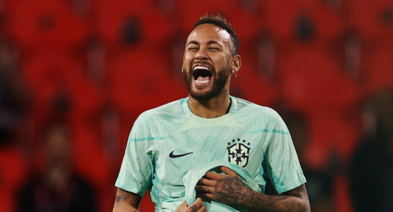 Neymar; Brasil-Corea del Sur; Qatar 2022. Foto: Reuters.