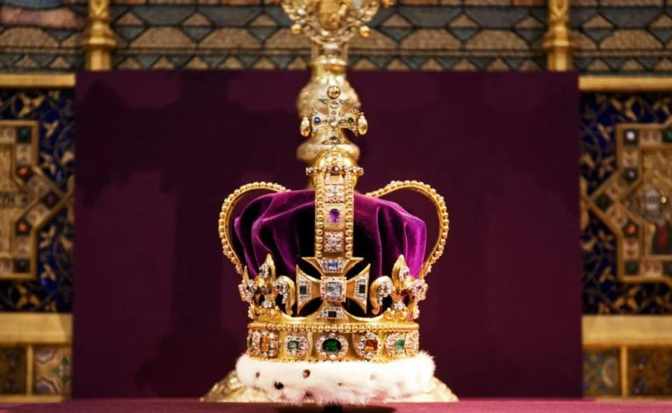 La Corona de San Eduardo. Foto: NA.