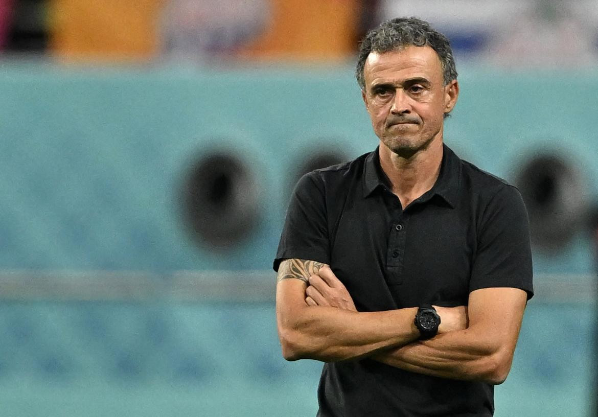 Luis Enrique; entrenador de España. Foto: Reuters.