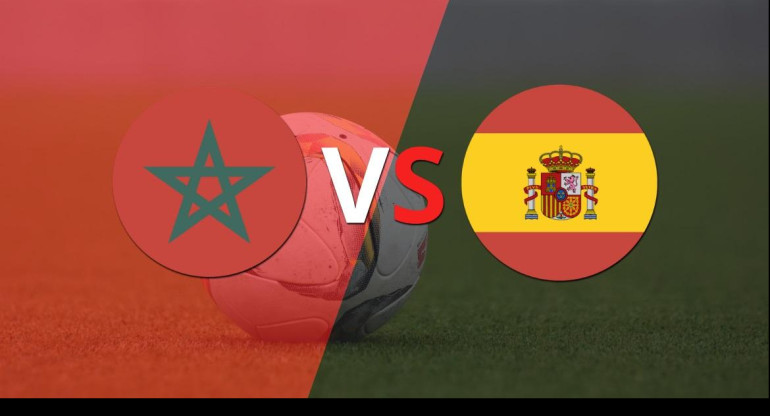 Marruecos vs. España. Foto: Data Factory