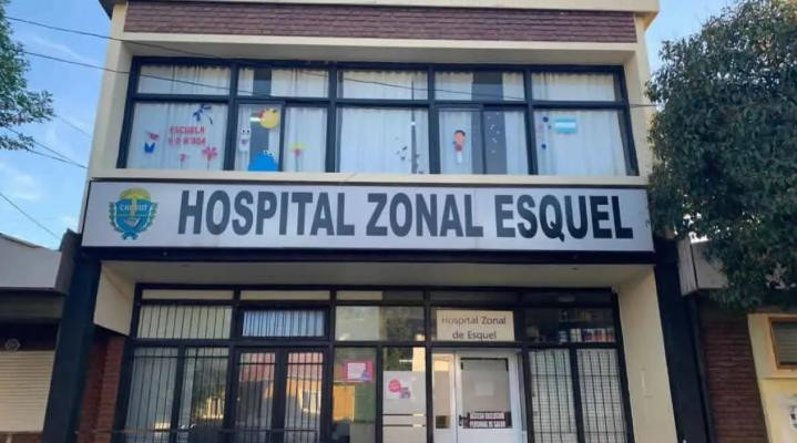 Hospital Zonal de Esquel, en Chubut. Foto: Télam.