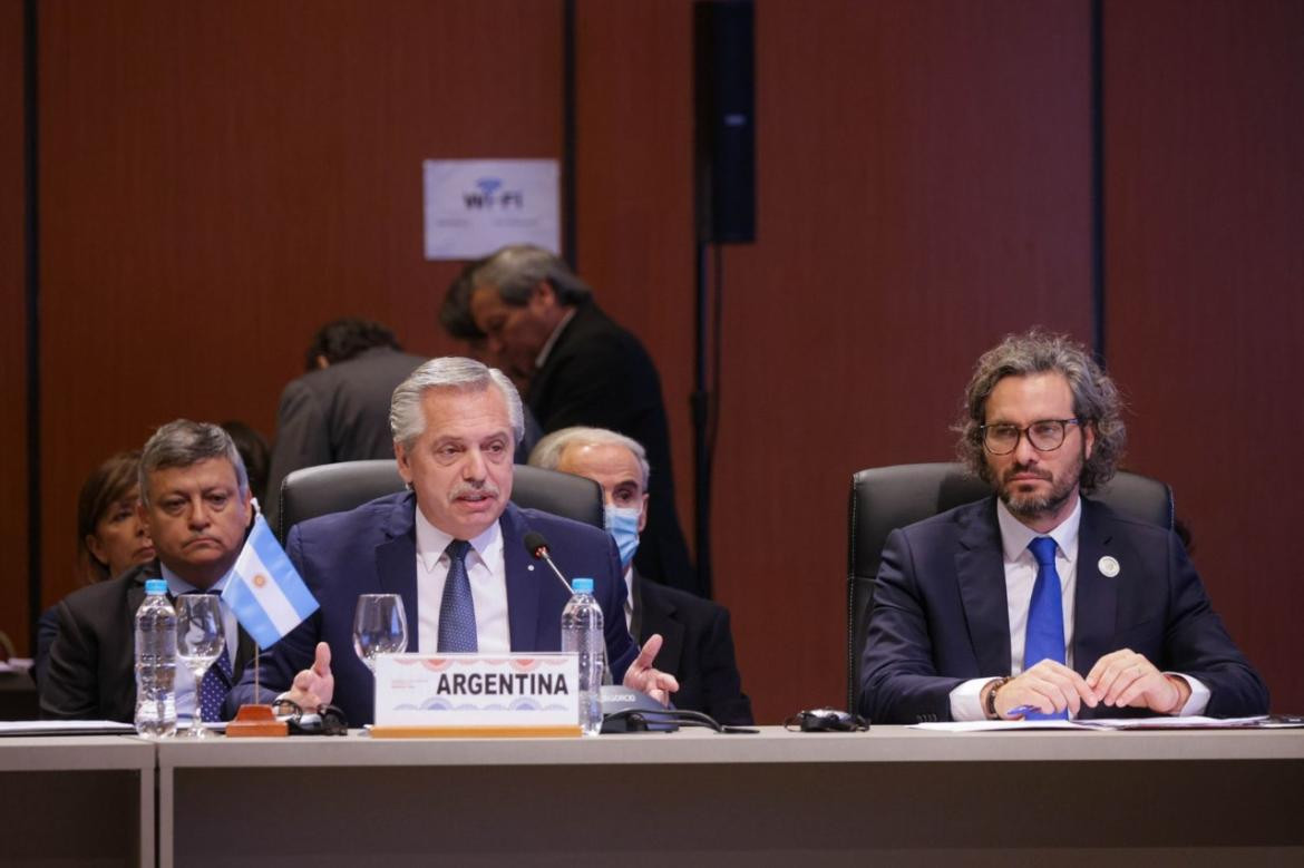Alberto Fernández en reunión del Mercosur_NA