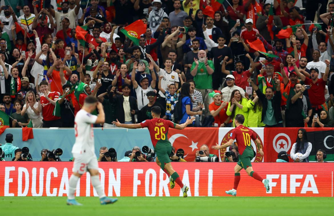 Mundial Qatar 2022, Portugal vs. Suiza. Foto: REUTERS.