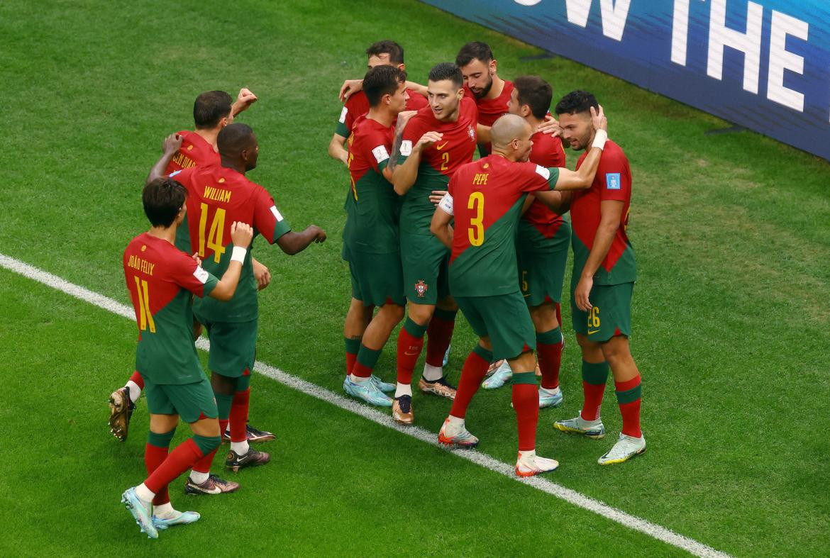 Mundial Qatar 2022, Portugal vs. Suiza. Foto: REUTERS.