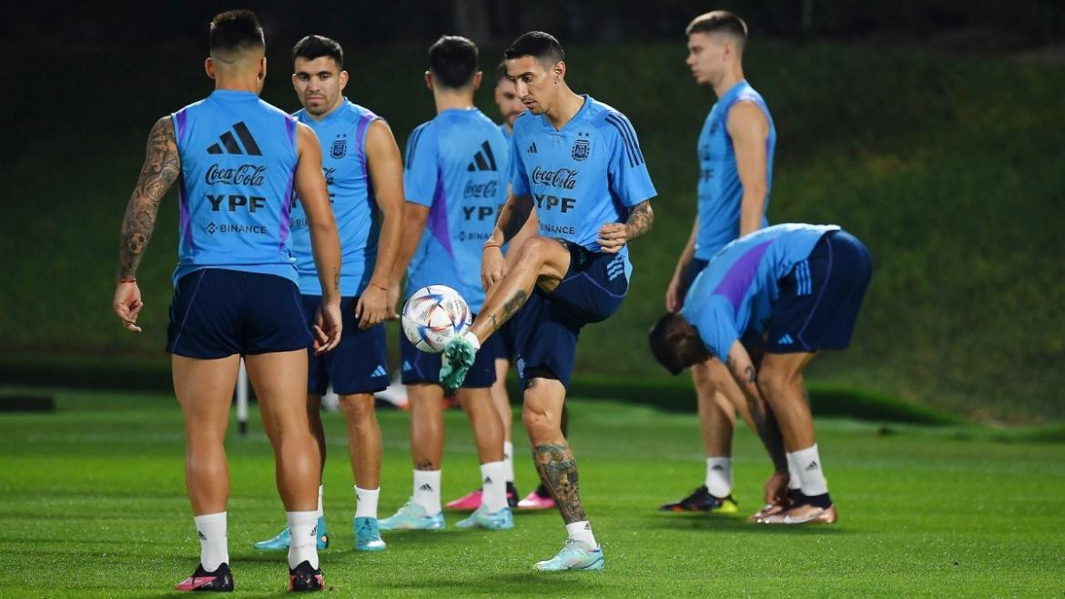 Entrenamiento de la Selección, foto: Télam