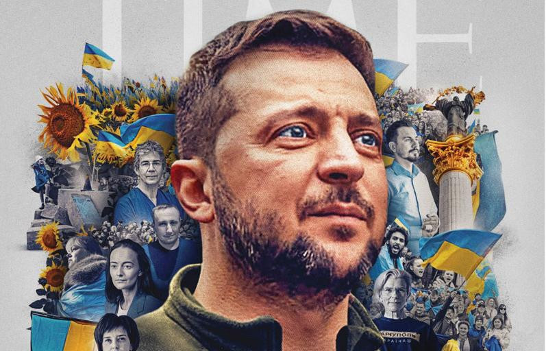 Revista Time menciona a Zelensky como 