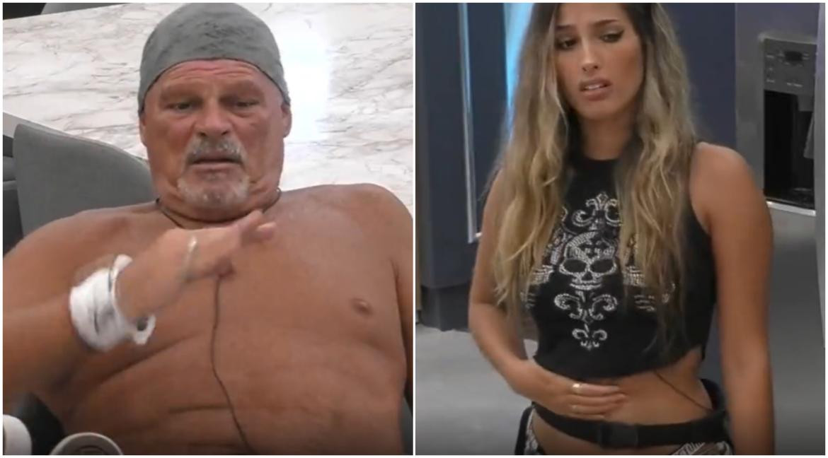 Alfa y Julieta en Gran Hermano. Fotos: captura.