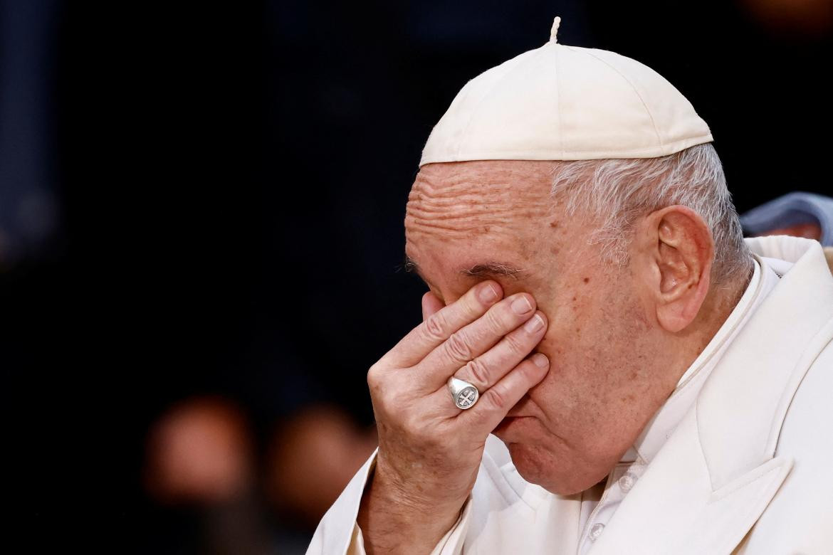 Papa Francisco llora al hablar de Ucrania_Reuters