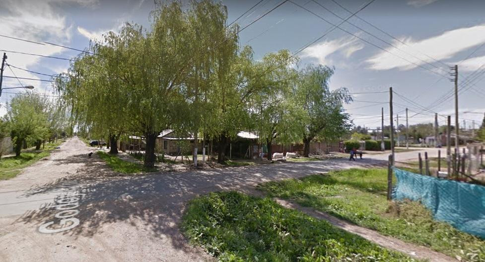 Lugar donde vivía el hombre hallado sin vida en Pilar. Foto: Google Maps