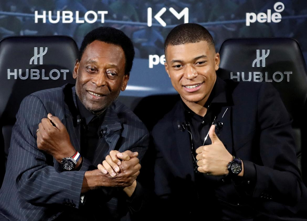 Pelé y Mbappé_Reuters