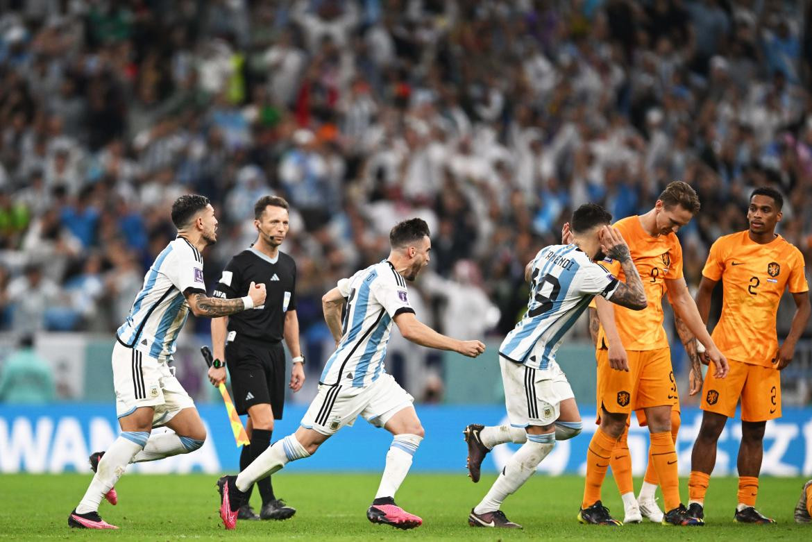 Selección Argentina vs Países Bajos, Qatar 2022. Foto: Télam