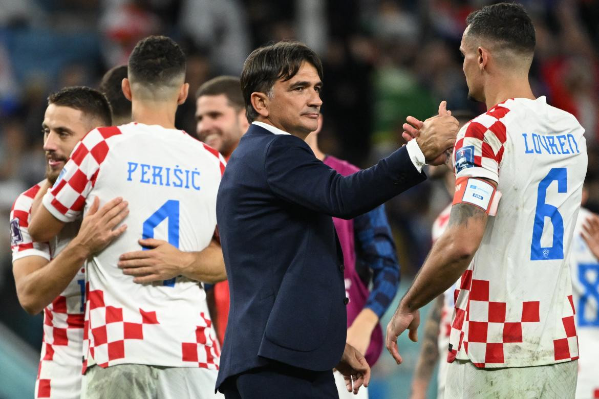 Zlatko Dalic, técnico de Croacia. Foto: Telam.